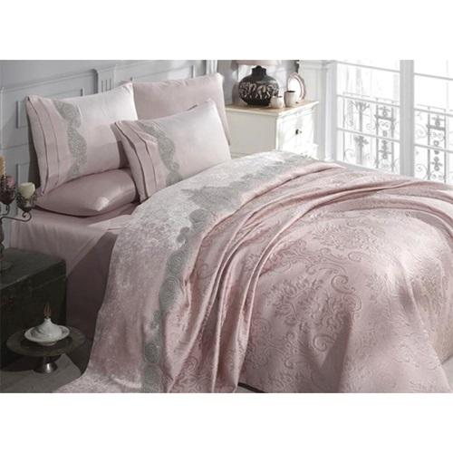 Kasso Home Krc0536 Osmanlı Çift Kişilik 6 Parça Pike Takım Seti 235X 245 CM