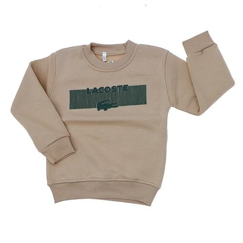 Lacoste 10911 Erkek Çocuk 3 İp Enjeksiyon Lacoste Baskılı Sweat 5-8 Yaş