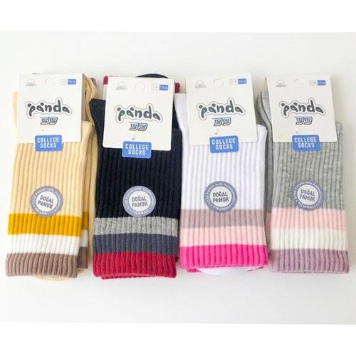 Panda P11 Kız Çocuk Kolej Soket Çorap