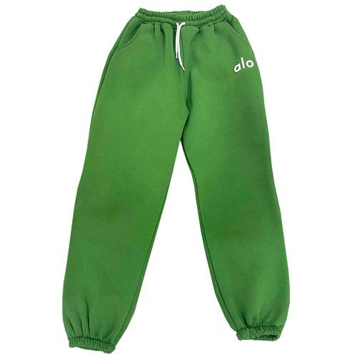 Alo Bayan 3 İp Alo Baskılı Cepli Lastik Paça Eşofman Alt S-XL