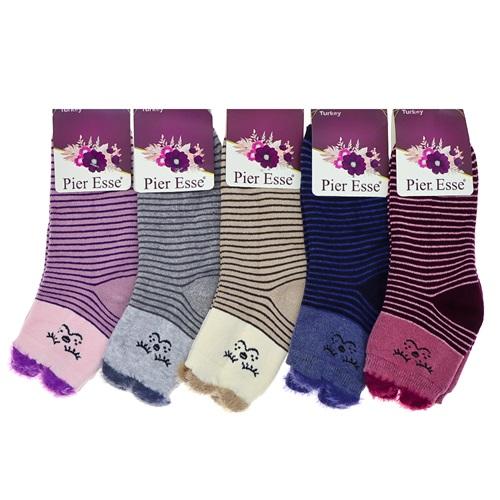Pier Esse 2815 Bayan Likralı Ters Havlu Patik Çorap (208)