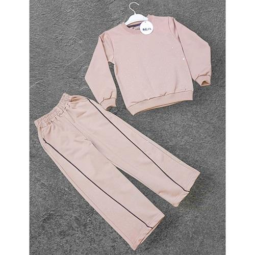 Alfa Kids 5208 Kız Çocuk 2 İp Taşlı Takım 11-14 Yaş