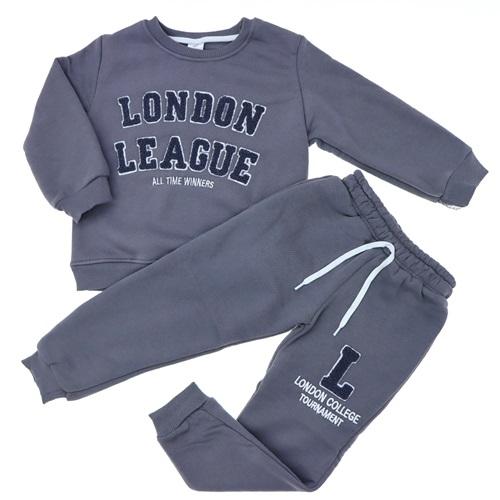 Tospik 30030 Erkek Çocuk 3 ip London Nakışlı Sıfır Yaka Takım 3-10 Yaş - Karışık Renk - 3-10 YAŞ - 39752-Karışık Renk -3-10 YAŞ