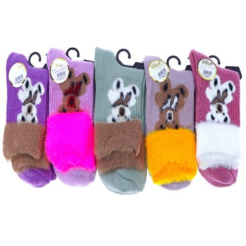 XGri Polo B-55 Bayan Yumoş Yıkamalı Parfümlü Havlu Soket Çorap