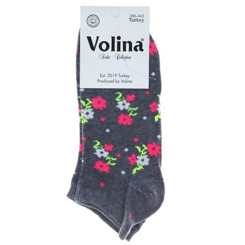 Volina Bayan Desenli Likralı Patik Çorap
