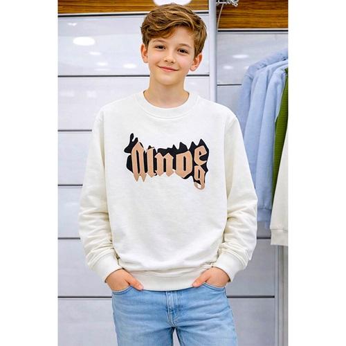 Furkan Kıds 3045 Erkek Çocuk Penye Mevsimlik Alnoge Baskılı Sweat 9-12 Yaş