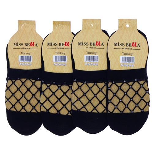 Miss Bella 1244 Bayan Tül İran Babet Çorap - Karışık Renk - ASORTİ