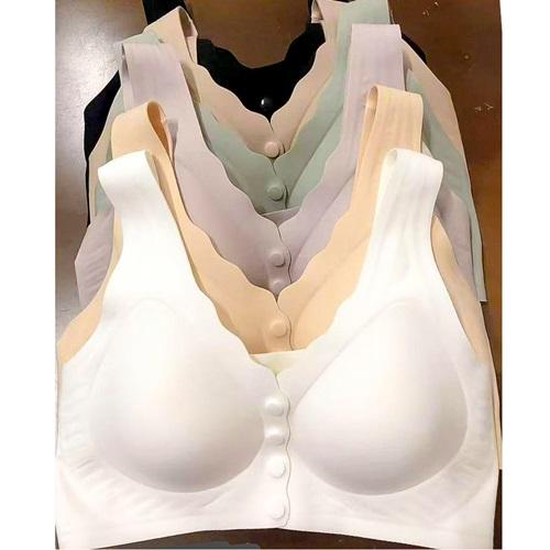 Layza 879 Bayan Lazer Kesim Balensiz Önden Çıtçıtlı Pedli Hayalet Sütyen M-2XL