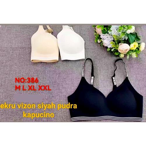 Layza 386 Bayan Lazer Kesim Balensiz Pedli Hayalet Sütyen M-2XL