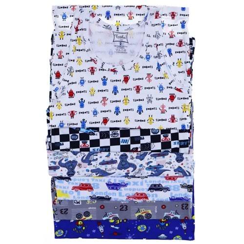 Tutku 0256 Erkek Çocuk Elastan Empirme Atlet