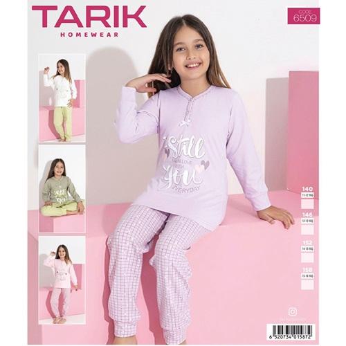 Tarık 6509 Kız Çocuk Penye Likralı I Still You Baskılı Pijama Takımı 12-16 Yaş - Karışık Renk - 12-16 YAŞ