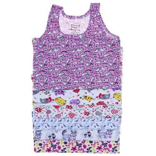 Tutku 0848 Kız Elastan Empirme Geniş Askı Atlet