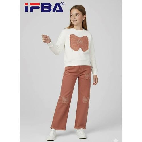 İfba Kids 16029 Kız Çocuk Pdf Kurdela Nakışlı Kotlu Takım 3-7 Yaş - Karışık Renk - 3-7 YAŞ