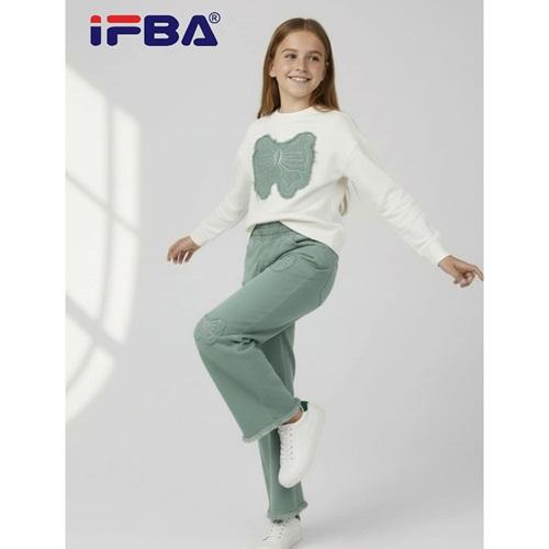 İfba Kids 26029 Kız Çocuk Pdf Kurdela Nakışlı Kotlu Takım 8-12 Yaş - Karışık Renk - 8-12 YAŞ