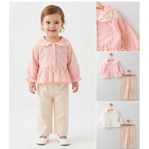 Tufitto 1771 Kız Çocuk Güpürlü Fırfırlı 2 Li Takım 1-3 Yaş - Karışık Renk - 1-3 YAŞ