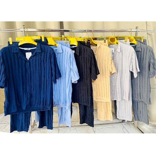 Rıse Boom Fashıon Bayan Milan Fırfırlı Boydan Düğmeli Uzun Kol Pijama Takımı M-2XL