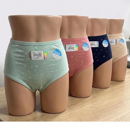 Berrak 11899 Bayan Penye Desenli Yüksek Bato Külot XL-3XL