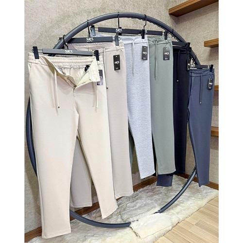 Srt P2158 Erkek Pike Düğmeli Fermuarlı Dar Paça Pantolon S-2XL