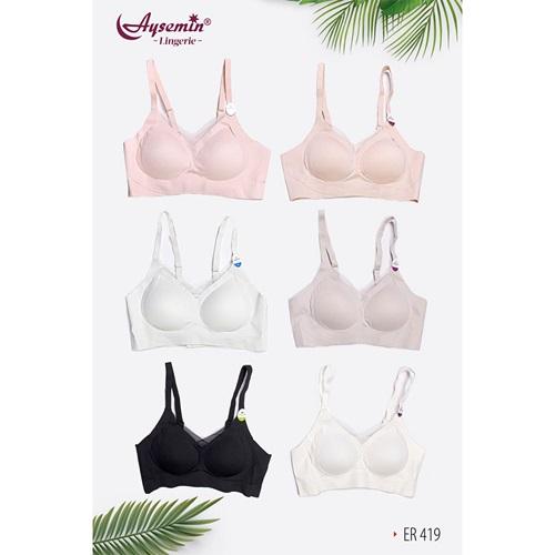 Aysemin ER419 Bayan ÖnTül Detaylı Lazer Kesim Petli Sütyen S-XL