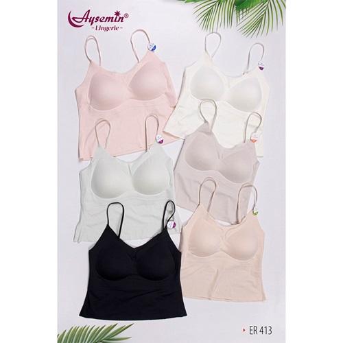 Aysemin ER413 Bayan Lazer Kesim Petli Büstiyer S-XL