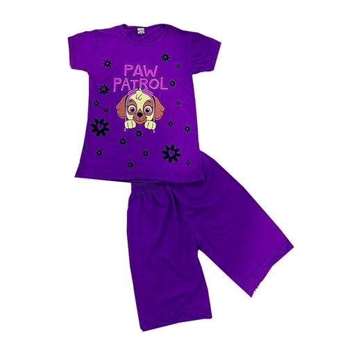 Ataoğlu Kız Çocuk Openet Kumaş Sevimli Köpek Baskılı Şortlu 2 Li Takım 4-12 Yaş