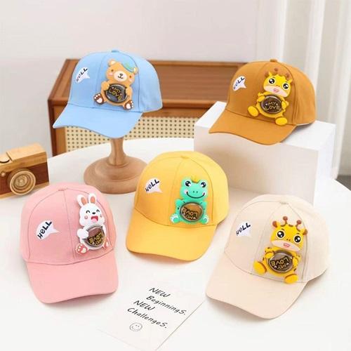 Recos 52 Çocuk Desenli Figürlü Ucuz Şapka 4-8 Yaş