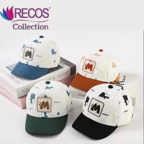 Recos 48 Çocuk Desenli Figürlü Ucuz Şapka 1-4 Yaş