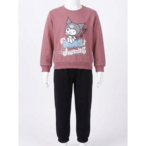 My Hanne 20151 Kız Çocuk Penye Kuromi Baskılı Takım 2-5 Yaş