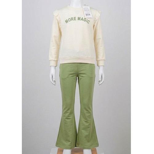 Lumino 20153 Kız Çocuk Penye More Magıc Nakışlı Takım 2-5 Yaş