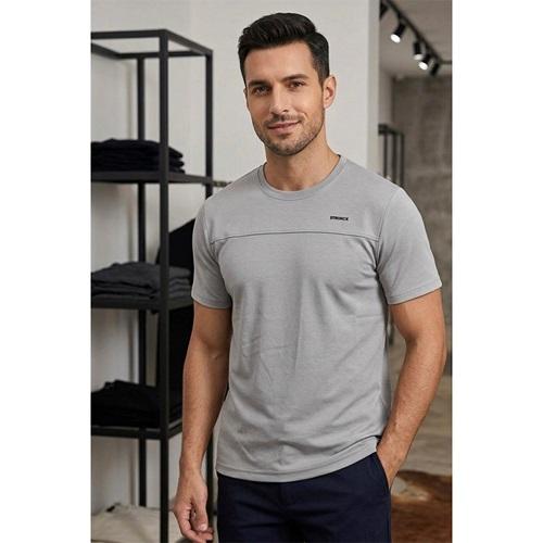 Strongx G0106 Erkek Oysho Strongx Enjeksiyon Baskılı Robalı Kısa Kol Gömlek S-2XL