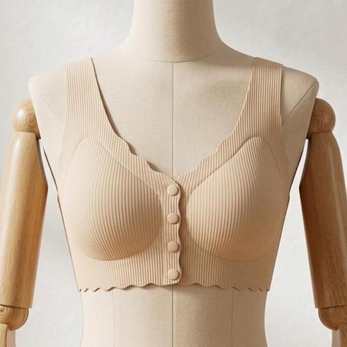 Layza 825 Bayan Lazer Kesim Balensiz Önden Çıtçıtlı Pedli Hayalet Sütyen M-2XL