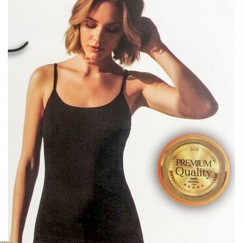 Lunno 7000 Bayan Penye Önü Düz İp Askılı Atlet