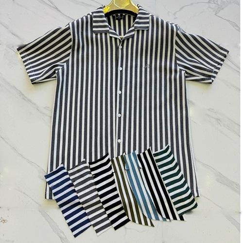 Emin 179 Erkek Wafıl Çizgili Cepsiz Gömlek S-2XL