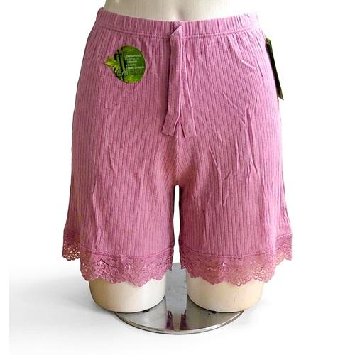 Deza 5079 Bayan Bambu Battal Raporlu Dantelli Şort