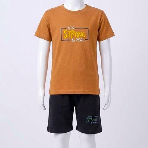 CMK KIDS 80150 Erkek Çocuk Stong Baskılı Şortlu Takım 2-9 Yaş