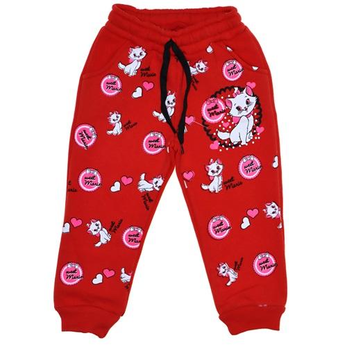 3000 Kız Pano Kedi Baskılı Üç İp Cepli Tek Alt 15-18-21 Ay