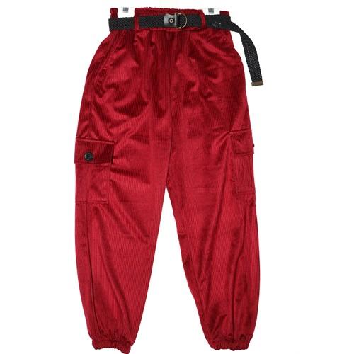 1018 Kız Çocuk Komando Kadife Pantolon 9-12 Yaş