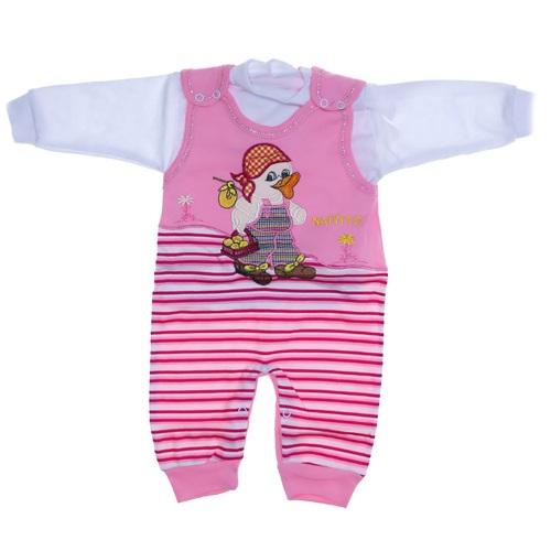 Nafitto 541 Bebe Ördekli Penye Tulum 0-3 Ay