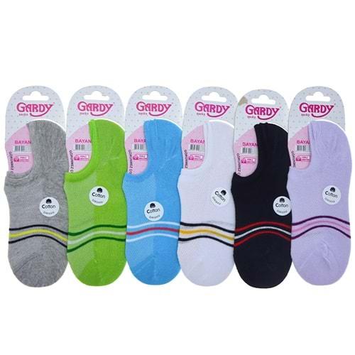 Gardy 8766 Bayan Cotton Likralı Sneaker Babet Çorap