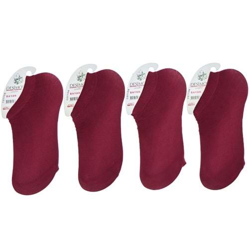 Desimo 2086 Bayan Mikrofiber Sneakers Babet Çorap