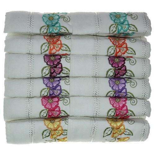 Şelale 100 50 x 90 Meltem Nakışlı El Yüz Havlusu