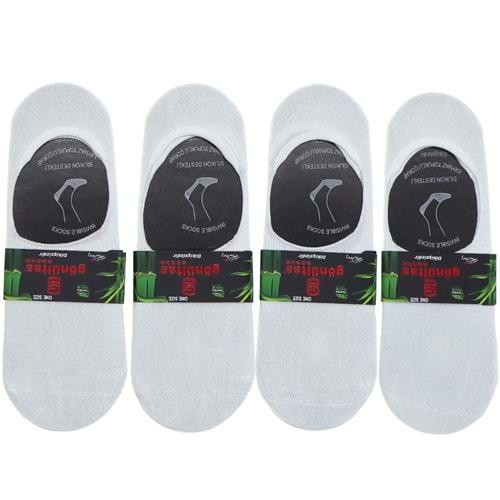 Gönültaş 6106 Erkek Bambu Silikon Kaymaz Dikişsiz Babet Çorap