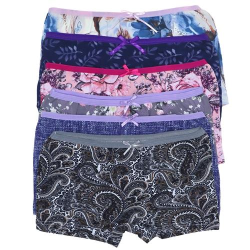 Güryıldız 21052 Penye Desenli Bayan Penti Şort