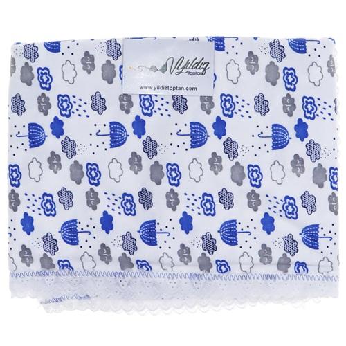 150 Bulut Desen Kenar Fistolu Penye Kundak 0-1 Yaş