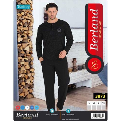 Berland 3873 Erkek Süprem Uzun Kol Pijama Takımı