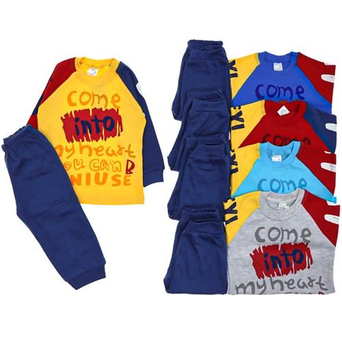 Nafitto 1314 Çocuk Come İnto Yazılı Baskılı 2 li Takım 2 Yaş