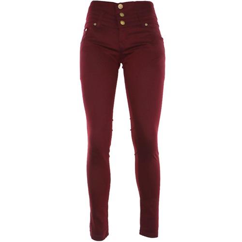 Jazzy Likralı Yüksek Bel Gez Kız Keten Pantolon 12-16 Yaş