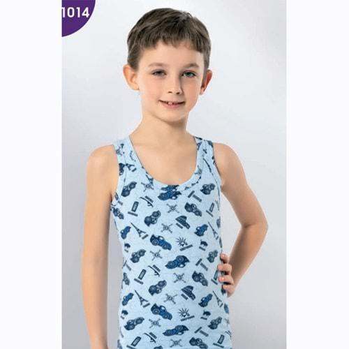 Kota 1014 Erkek Çocuk Baskılı Atlet (6 Lı)