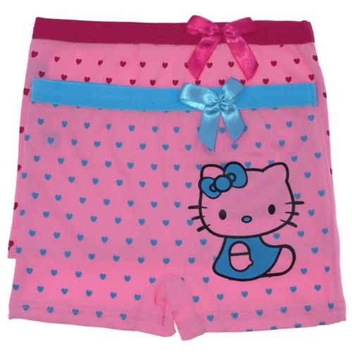 Neyl Kız Likralı Baskılı Boxer Baksır Külot