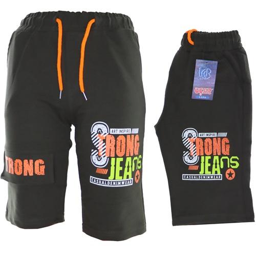 561-3 Kompakt Strong Baskılı Erkek Çocuk Kapri 13-16 Yaş